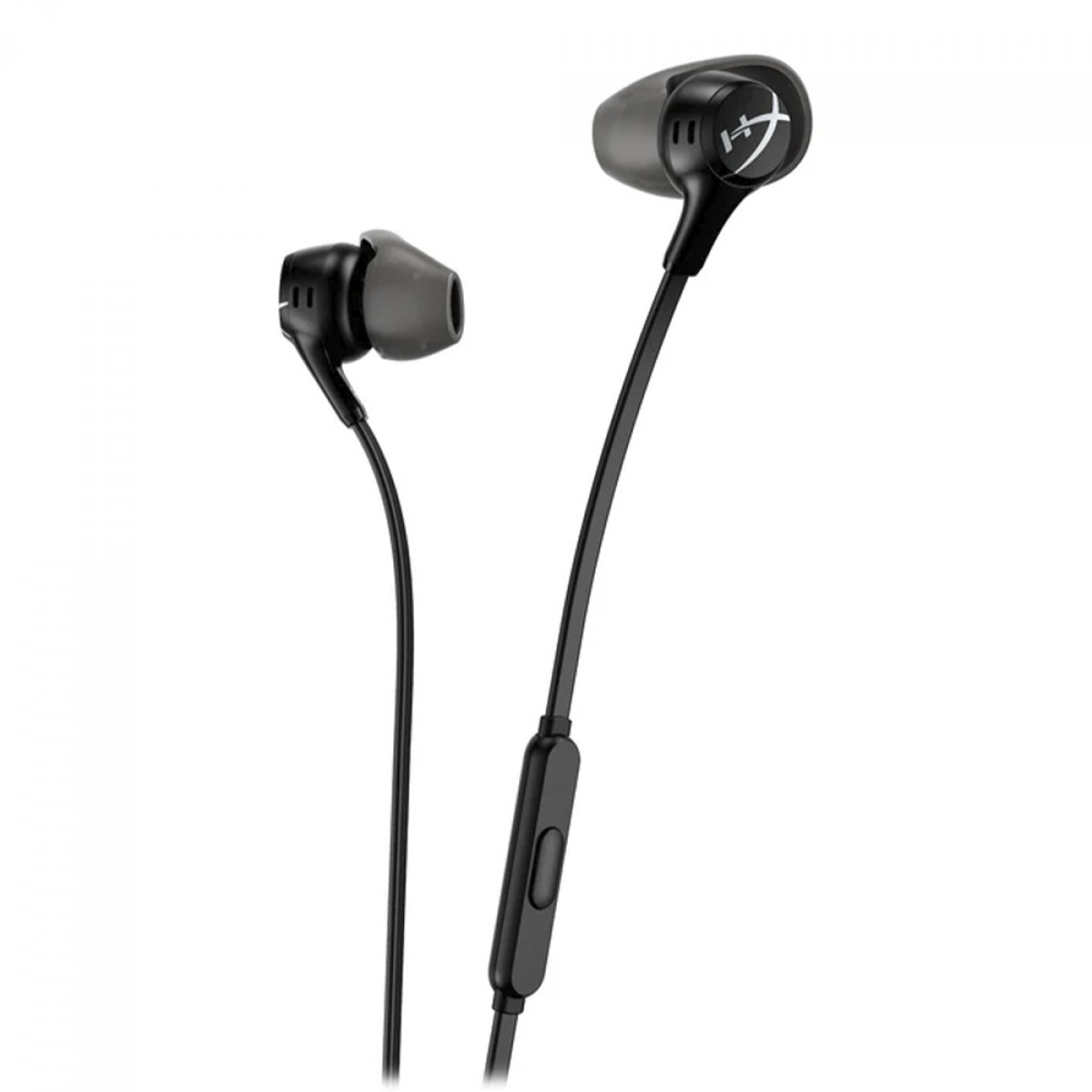 Fone de Ouvido HyperX Cloud EarBuds II, 3.5mm, Com Microfone, Preto, 70N24AA