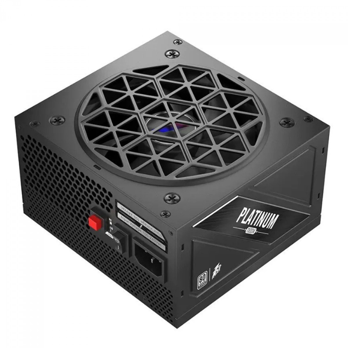 Fonte 1STPLAYER NGDP, 1300W, 80 Plus Platinum, Full Modular, PFC Ativo, 12VHPWR, Black, HA-1300BA3-BK