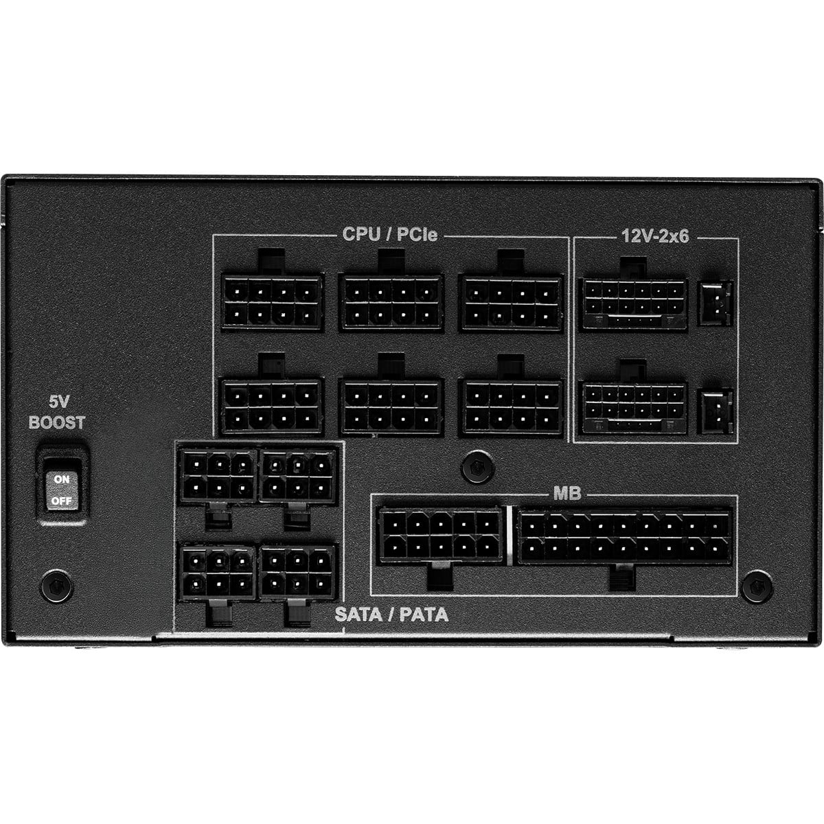 Fonte ASRock Phantom Gaming, 1300W, 80 Plus Gold, Cybenetics Platinum, Full Modular, ATX 3.1, PCIe 5.1, Preto, PG-1300G