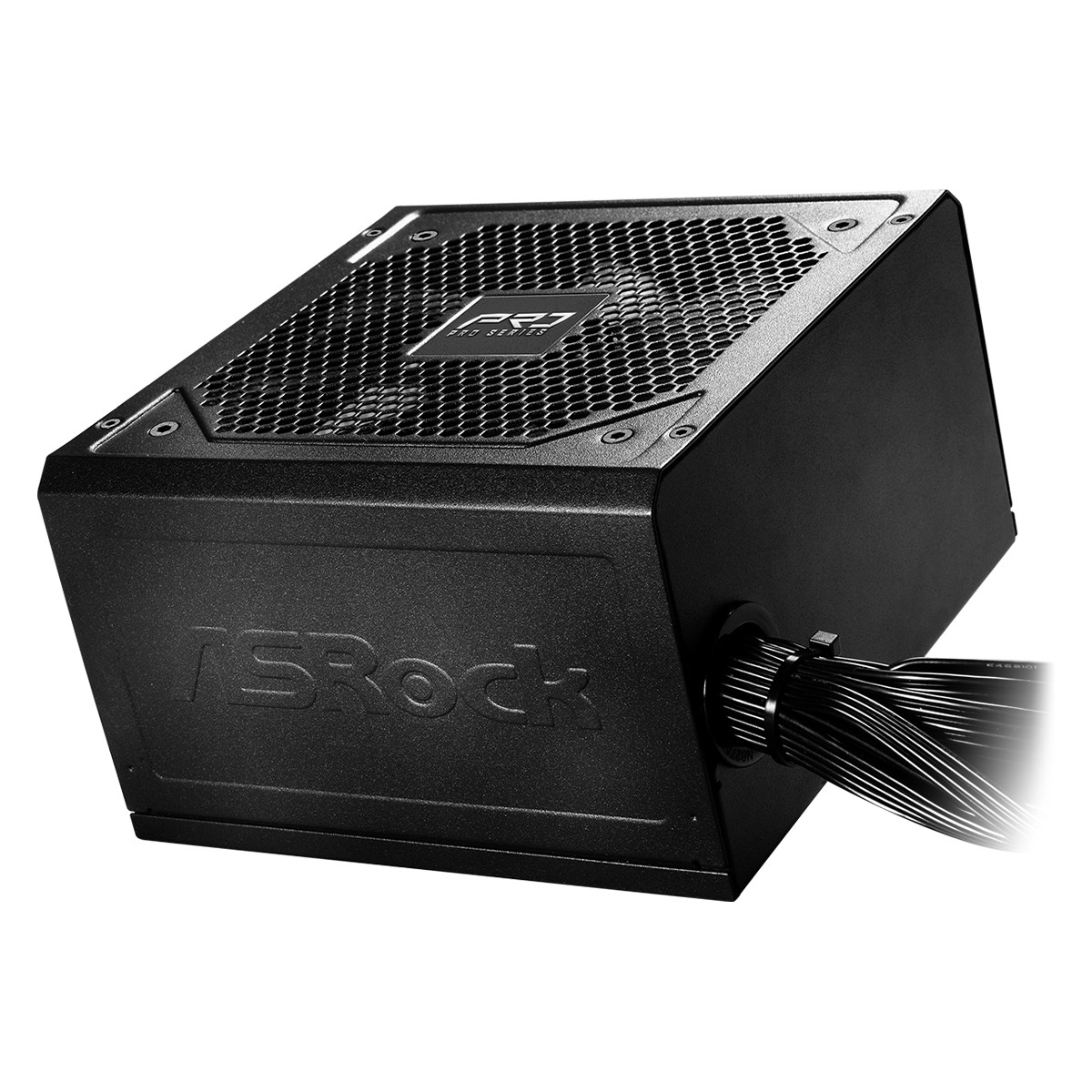 Fonte ASRock PRO Series, 750W, 80 Plus Gold, ATX 3.1, PCIe 5.1, Preto, PRO-750G