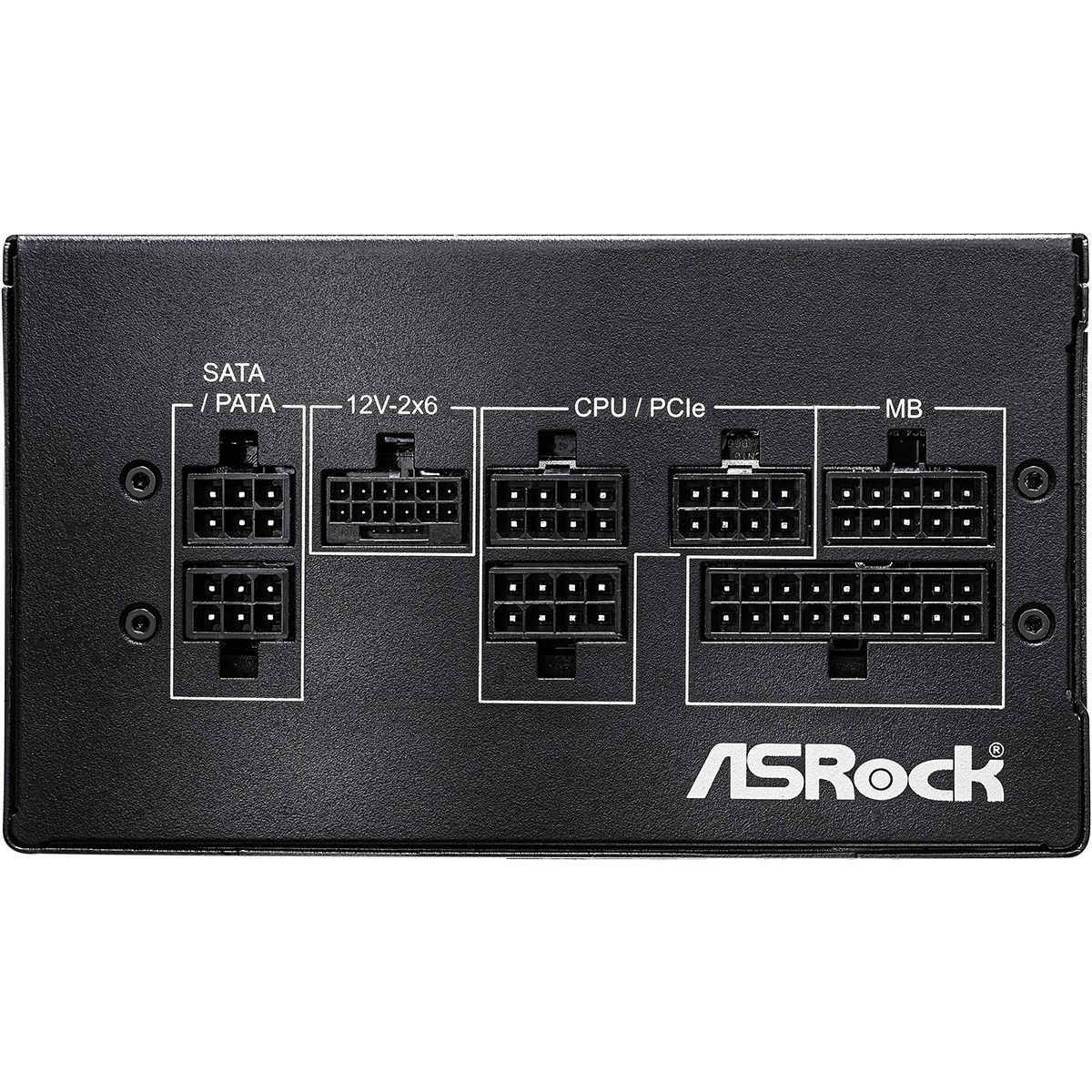 Fonte ASRock PRO Series, 750W, 80 Plus Gold, Cybenetics Gold, Full Modular, ATX 3.1, PCIe 5.1, Preto, PRO-M750G