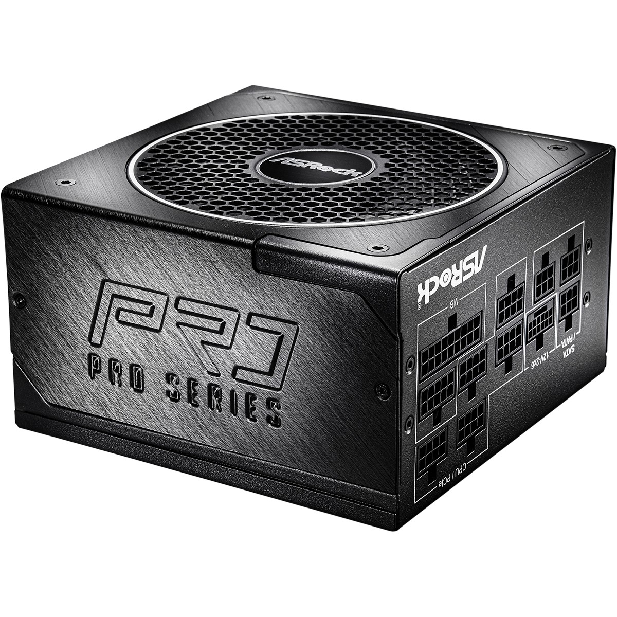 Fonte ASRock PRO Series, 850W, 80 Plus Gold, Cybenetics Gold, Full Modular, ATX 3.1, PCIe 5.1, Preto, PRO-M850G