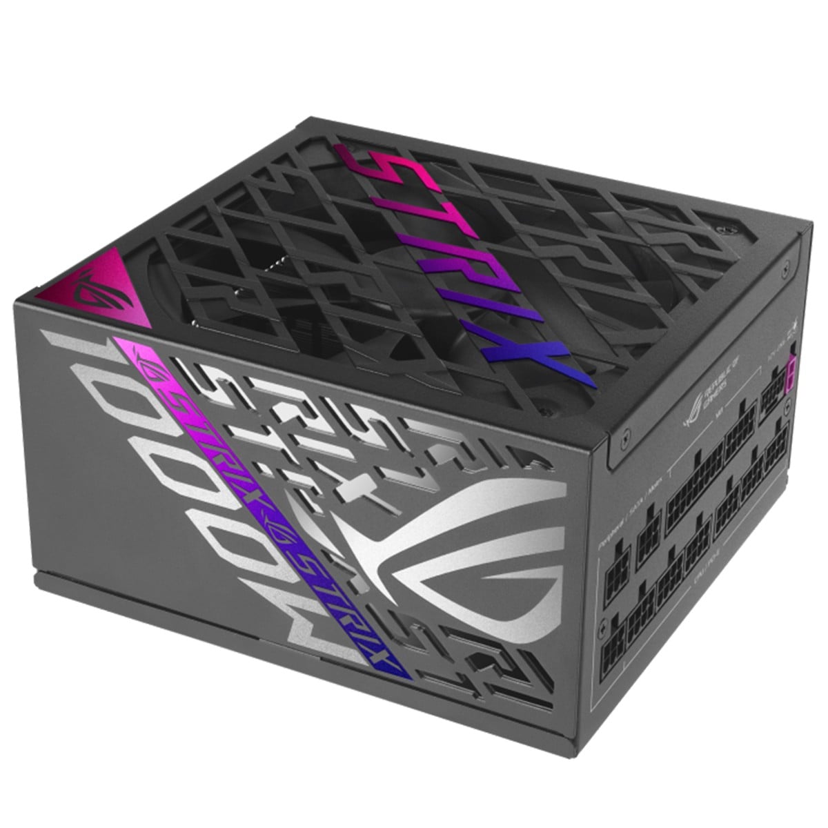 Fonte ASUS ROG Strix 1000W Platinum, 1000W, 80 Plus Platinum, Full Modular, ATX 3.1, ROG-STRIX-1000P-GAMING-E