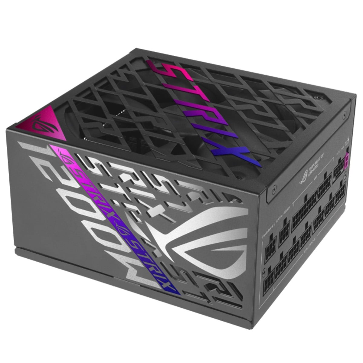 Fonte ASUS ROG Strix 1200W Platinum, 1200W, 80 Plus Platinum, Full Modular, ATX 3.1, ROG-STRIX-1200P-GAMING-E