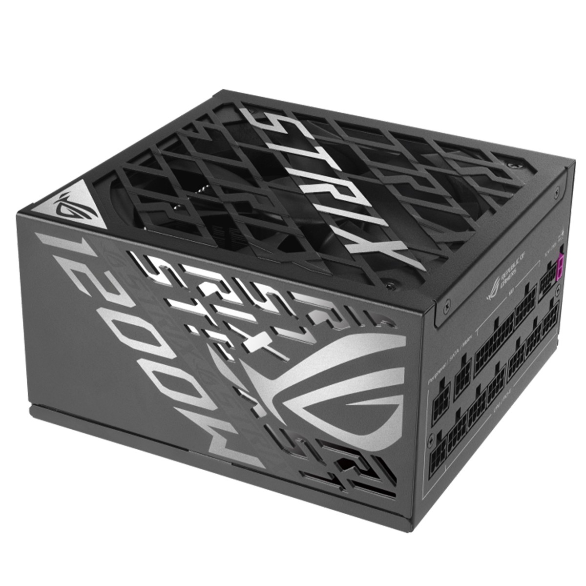 Fonte ASUS ROG Strix 1200W Platinum, 1200W, 80 Plus Platinum, Full Modular, ATX 3.1, ROG-STRIX-1200P-GAMING-E