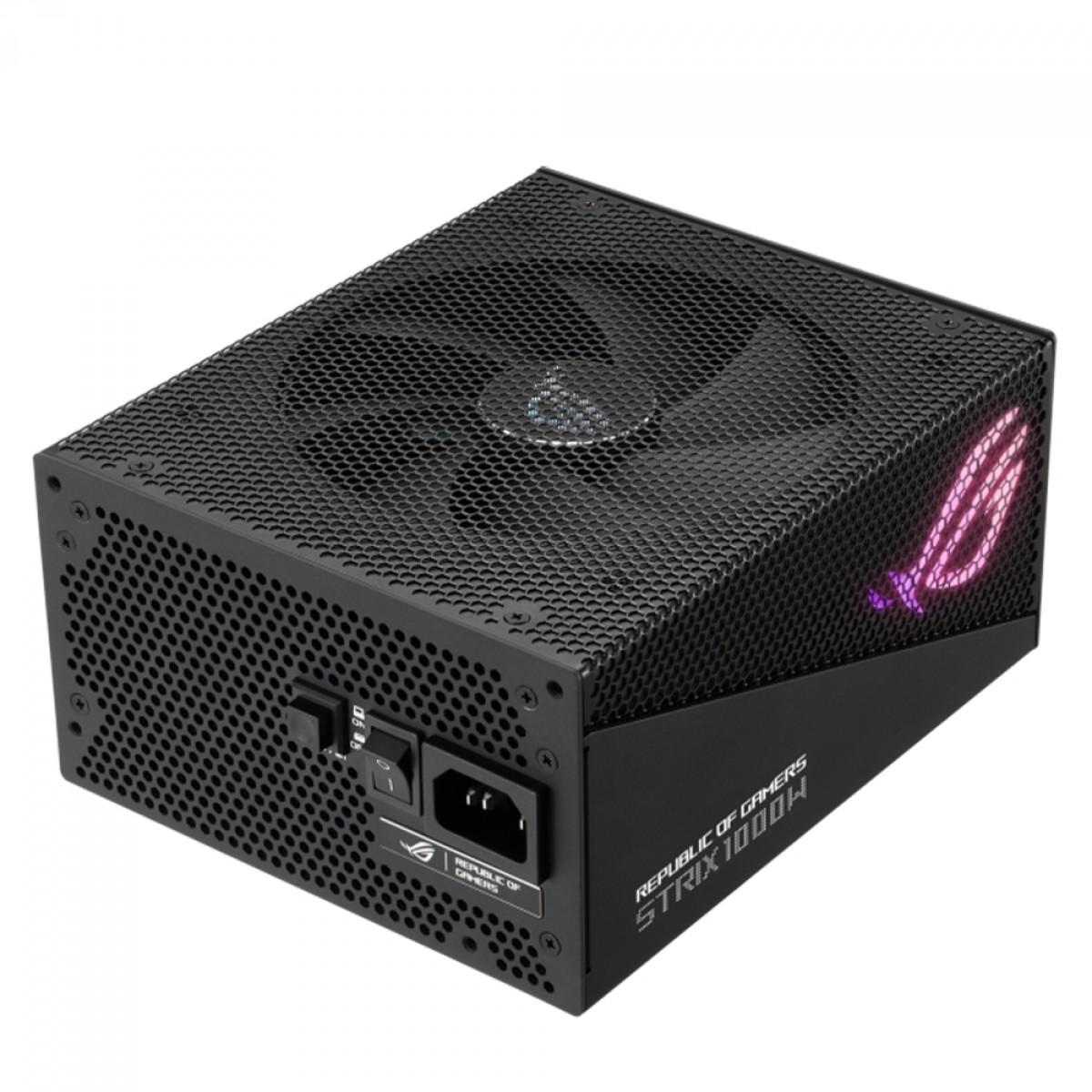 Fonte Asus ROG Strix Gold Aura Edition, 1000W, 80 Plus Gold, PFC Ativo, ARGB, Full Modular, Preto, 90YE00P1-B0BA00