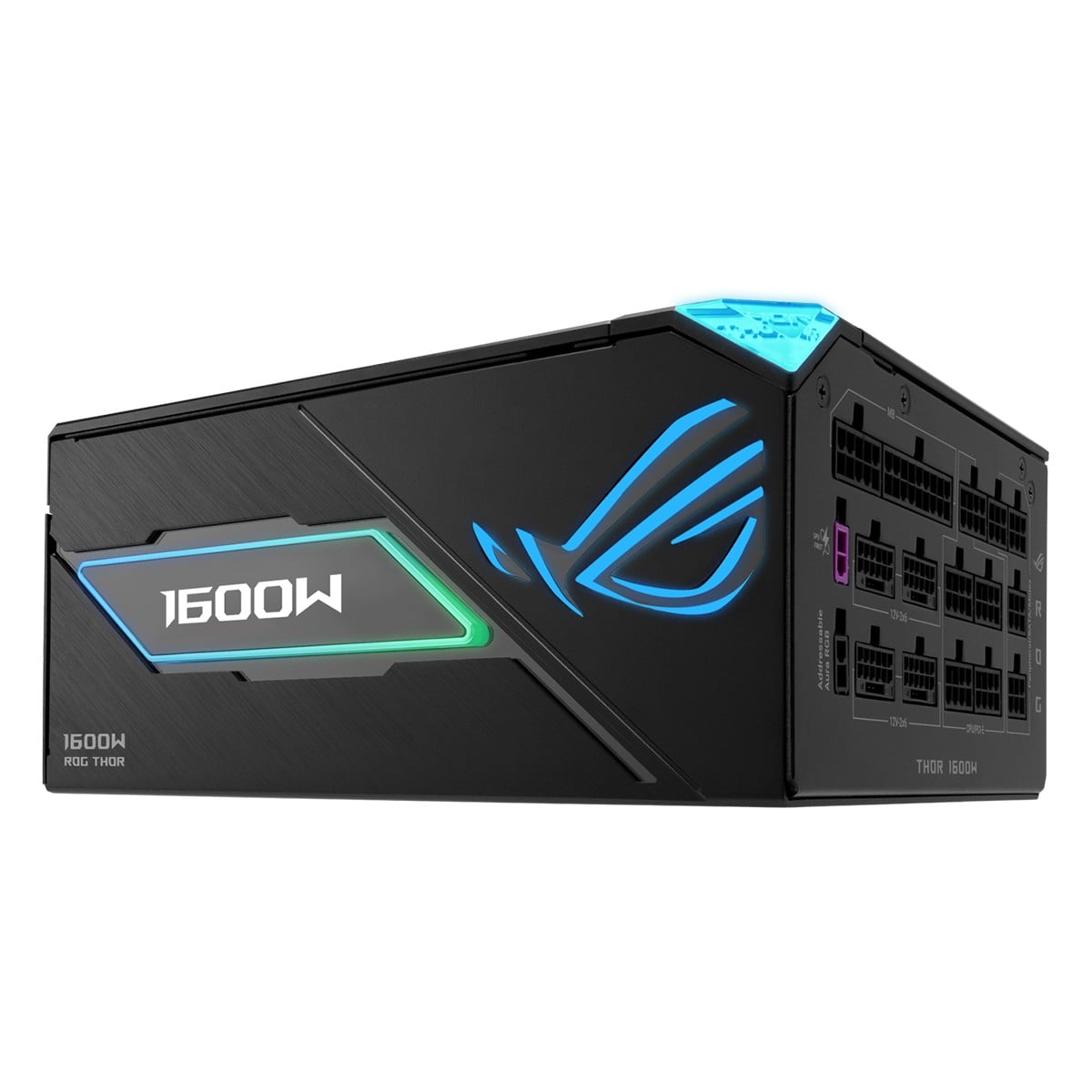 Fonte ASUS ROG Thor 1600W Titanium III EVO, 1600W, 80 Plus Titanium, Full Modular, ATX 3.1, ROG-THOR-1600T3-GAMING-EVO