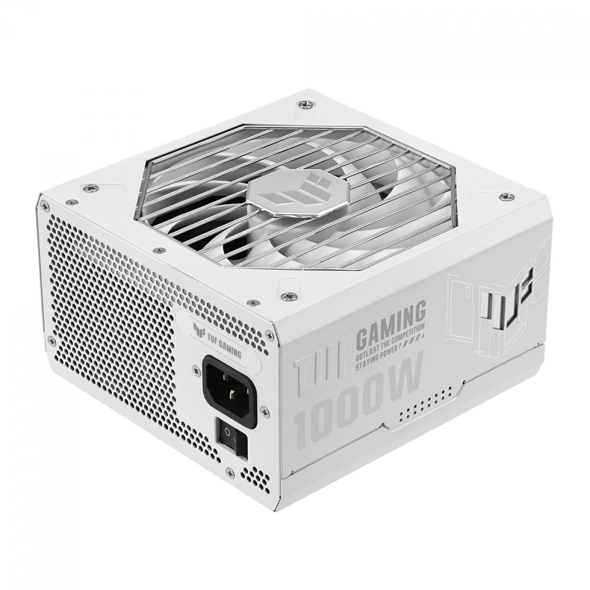 Fonte Asus TUF Gaming 1000G White, 1000W, 80 Plus Gold, PFC Ativo, Full Modular, Branco, 90YE00S5-B0SA00