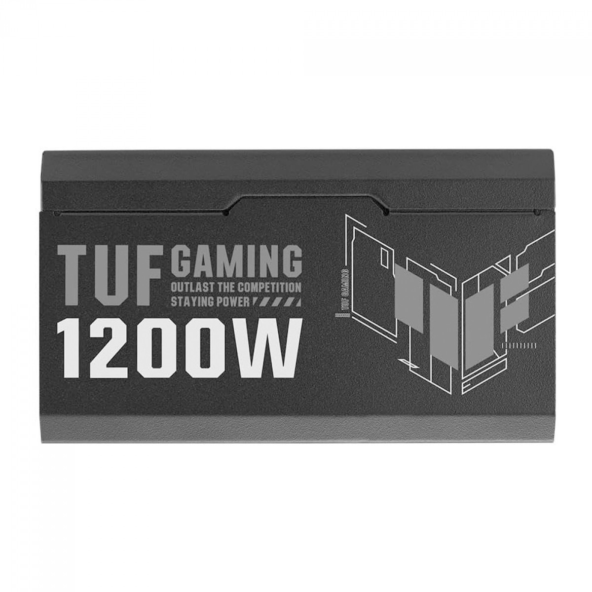Fonte Asus TUF Gaming 1200G, 1200W, 80 Plus Gold, PFC Ativo, Full Modular, Preto, 90YE00S0-B0BA00