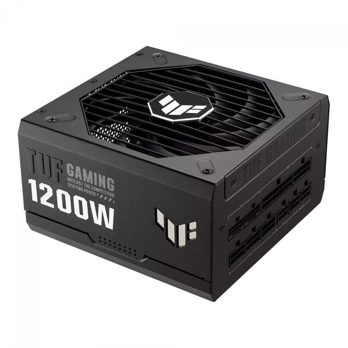 Fonte Asus TUF Gaming 1200G, 1200W, 80 Plus Gold, PFC Ativo, Full Modular, Preto, 90YE00S0-B0BA00