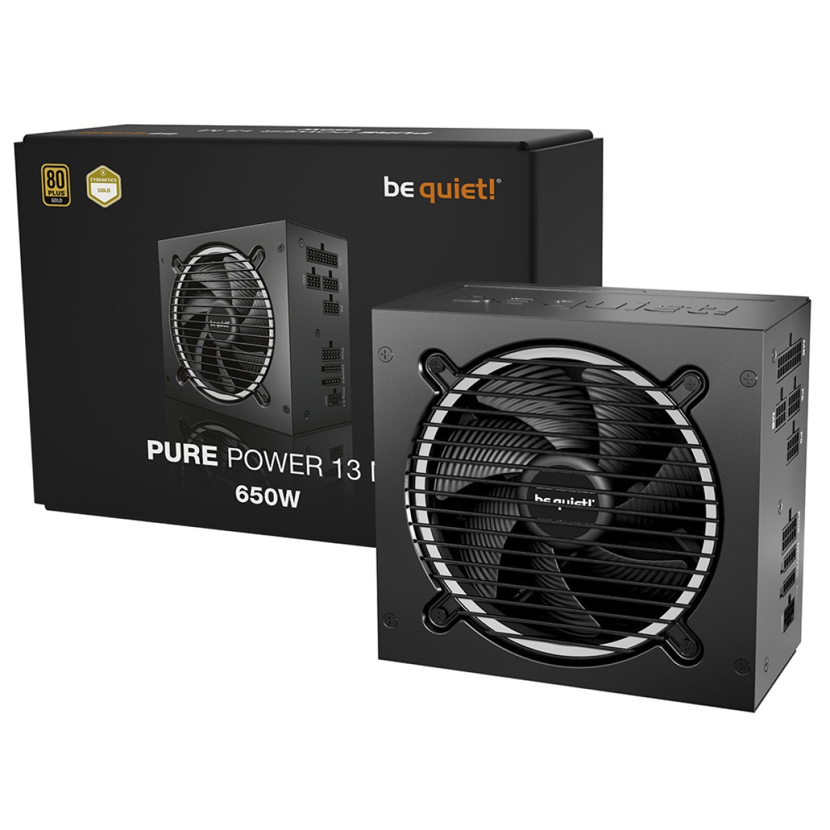 Fonte Be Quiet Pure Power 13 M, 650W, 80 Plus Gold, PFC Ativo, Full Modular, Preto, BP025BR