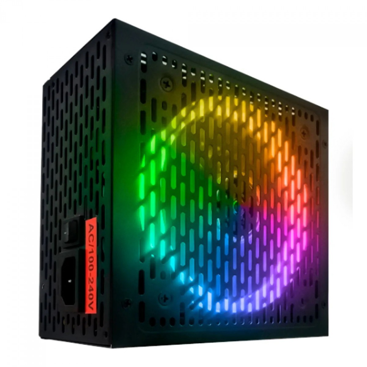 Fonte BRX Rainbow RGB, 350W, 80 Plus Bronze, PFC Ativo, RB350W