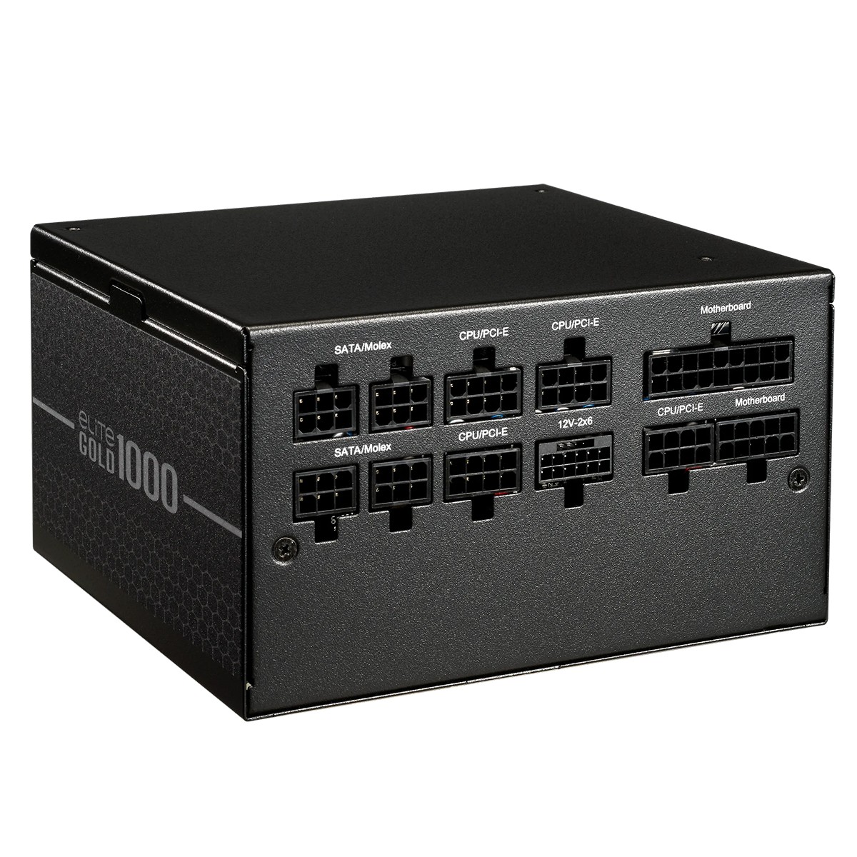 Fonte Cooler Master Elite Gold 1000, 1000W, 80 Plus Gold, Full Modular, ATX 3.1, PFC Ativo, Preto, MPW-A001-AFAG-BBR