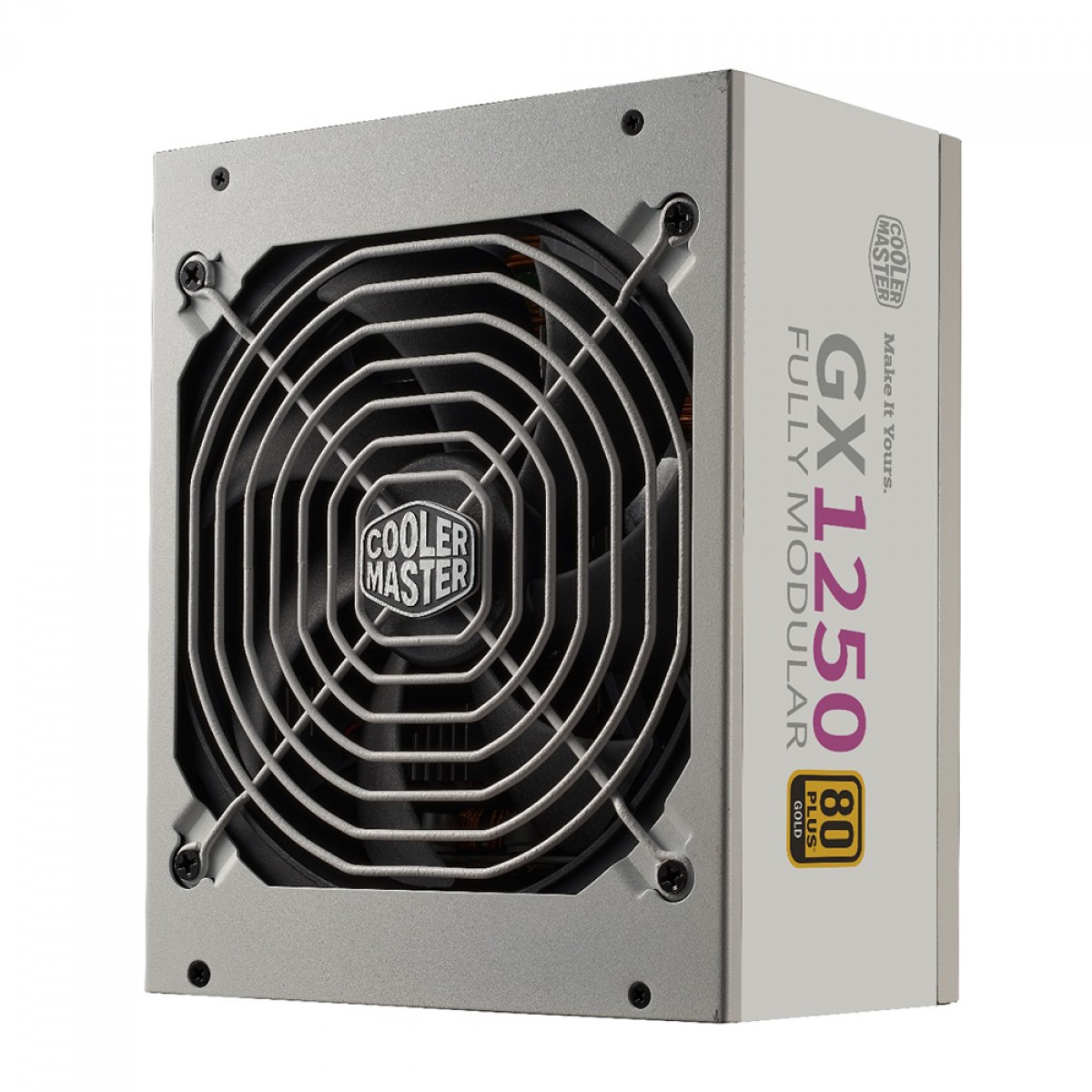 Fonte Cooler Master GX 1250W, 80 Plus Gold, PCI-E 5.0, ATX3.0, PFC Ativo, Full Modular, White, MPE-C501-AFCAG-3GB1