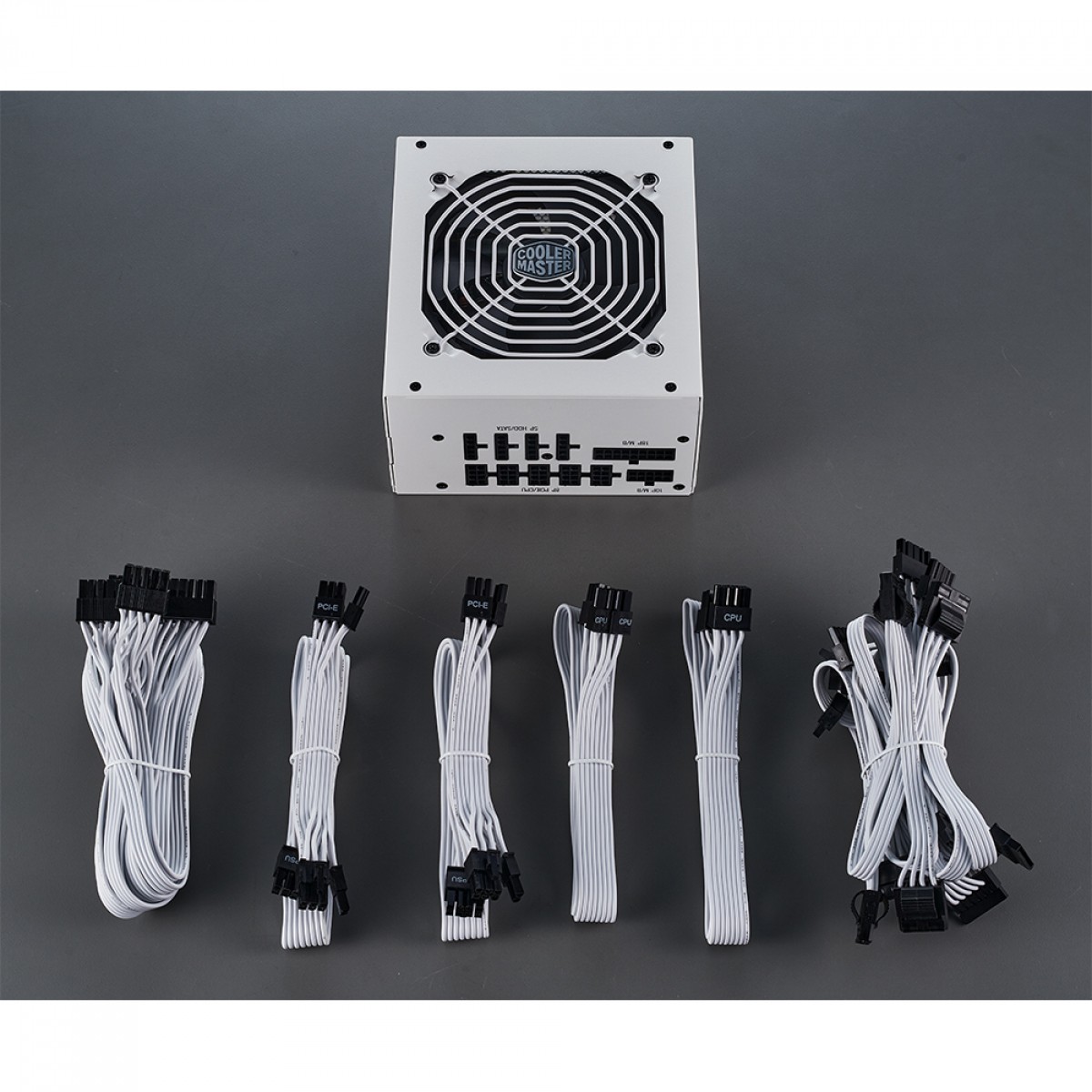 Fonte Cooler Master GX 850W, 80 Plus Gold, PFC Ativo, Full Modular, White, MPE-8501-AFAAG-GB1