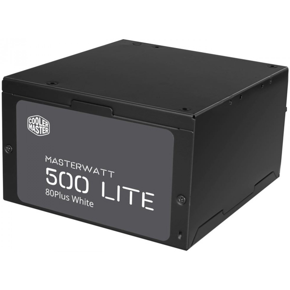 Fonte Cooler Master Masterwatt Lite 500W, 80 Plus White, PFC Ativo, MPX-5001-ACAAW-WO - Open Box