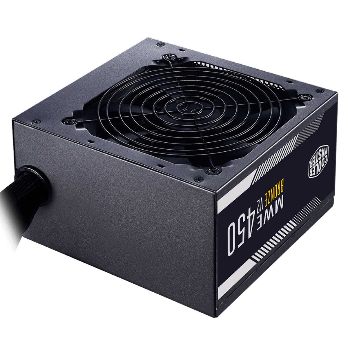 Fonte Cooler Master MWE 450 BRONZE - V2, 450w, 80 Plus Bronze, Full Range, PFC Ativo, MPE-4501-ACAAW-BBR