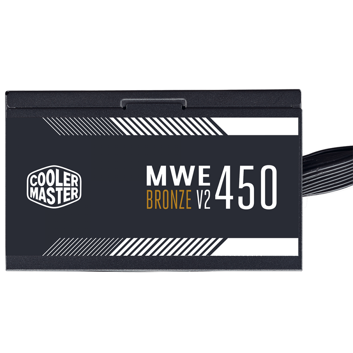 Fonte Cooler Master MWE 450 BRONZE - V2, 450w, 80 Plus Bronze, Full Range, PFC Ativo, MPE-4501-ACAAW-BBR