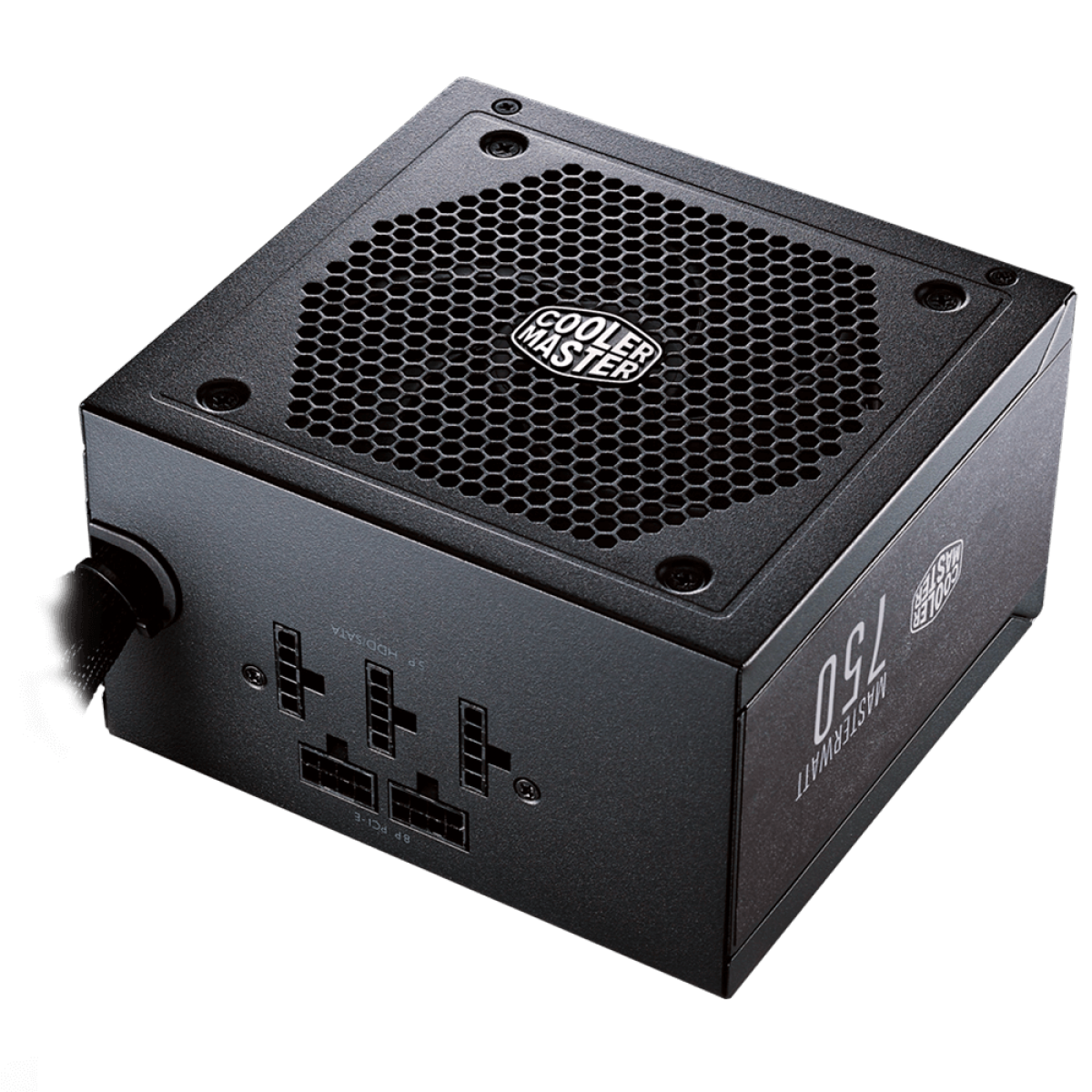 Fonte Cooler Master MW 750W, 80 Plus Bronze, PFC Ativo, Semi Modular, MPX-7501-AMAAB-WO