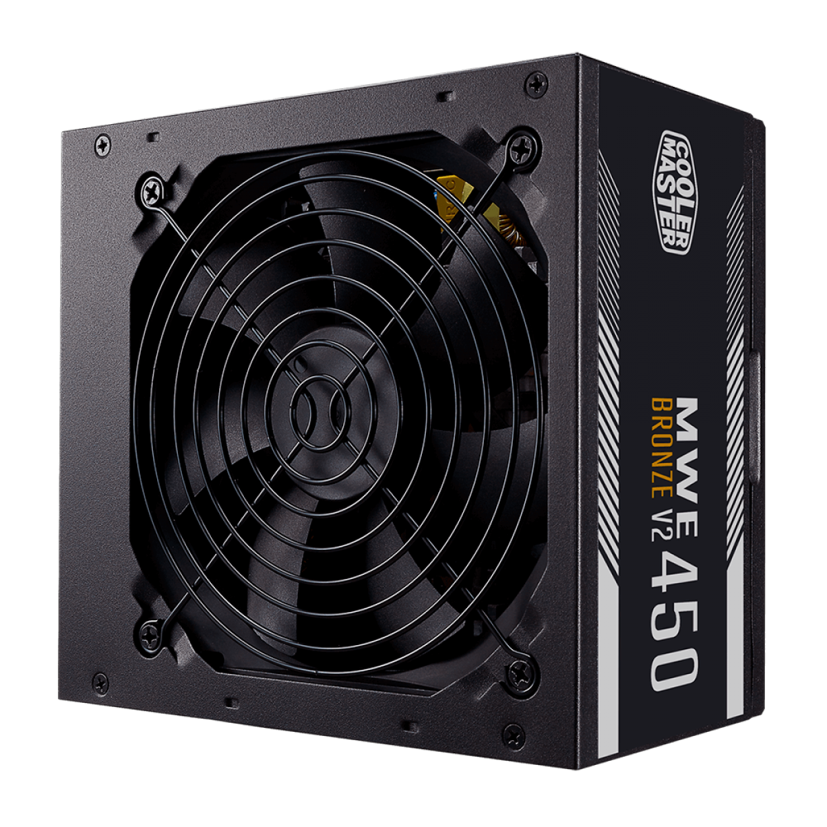 Fonte Cooler Master MWE 450W V2, 80 Plus Bronze, PFC Ativo, MPE-4501-ACAAW-BWO