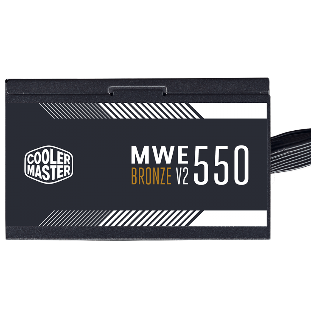 Fonte Cooler Master MWE 550 BRONZE - V2, 550w, 80 Plus Bronze, Full Range, PFC Ativo, MPE-5501-ACAAW-BBR