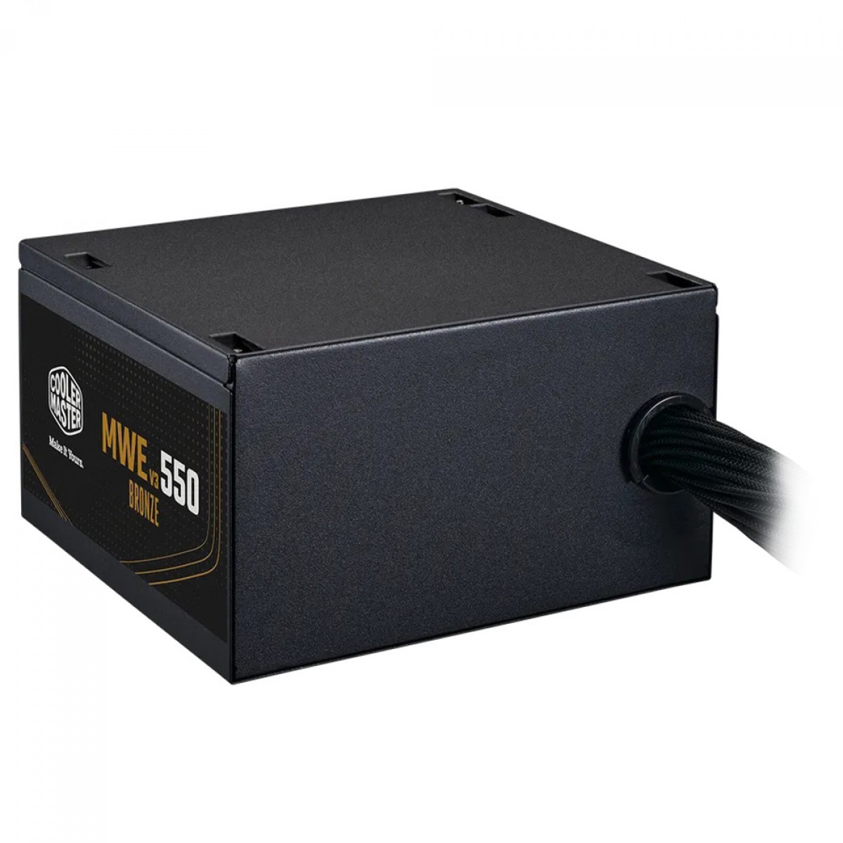 Fonte Cooler Master MWE 550 BRONZE - V3, 550W, 80 Plus Bronze, ATX 3.1, PFC Ativo, MPE-5501-ACAAW-3BBR