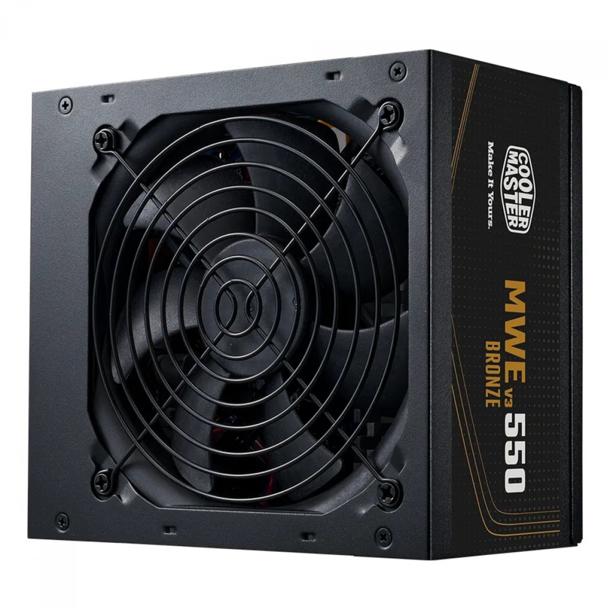 Fonte Cooler Master MWE 550 BRONZE - V3, 550W, 80 Plus Bronze, ATX 3.1, PFC Ativo, MPE-5501-ACAAW-3BBR