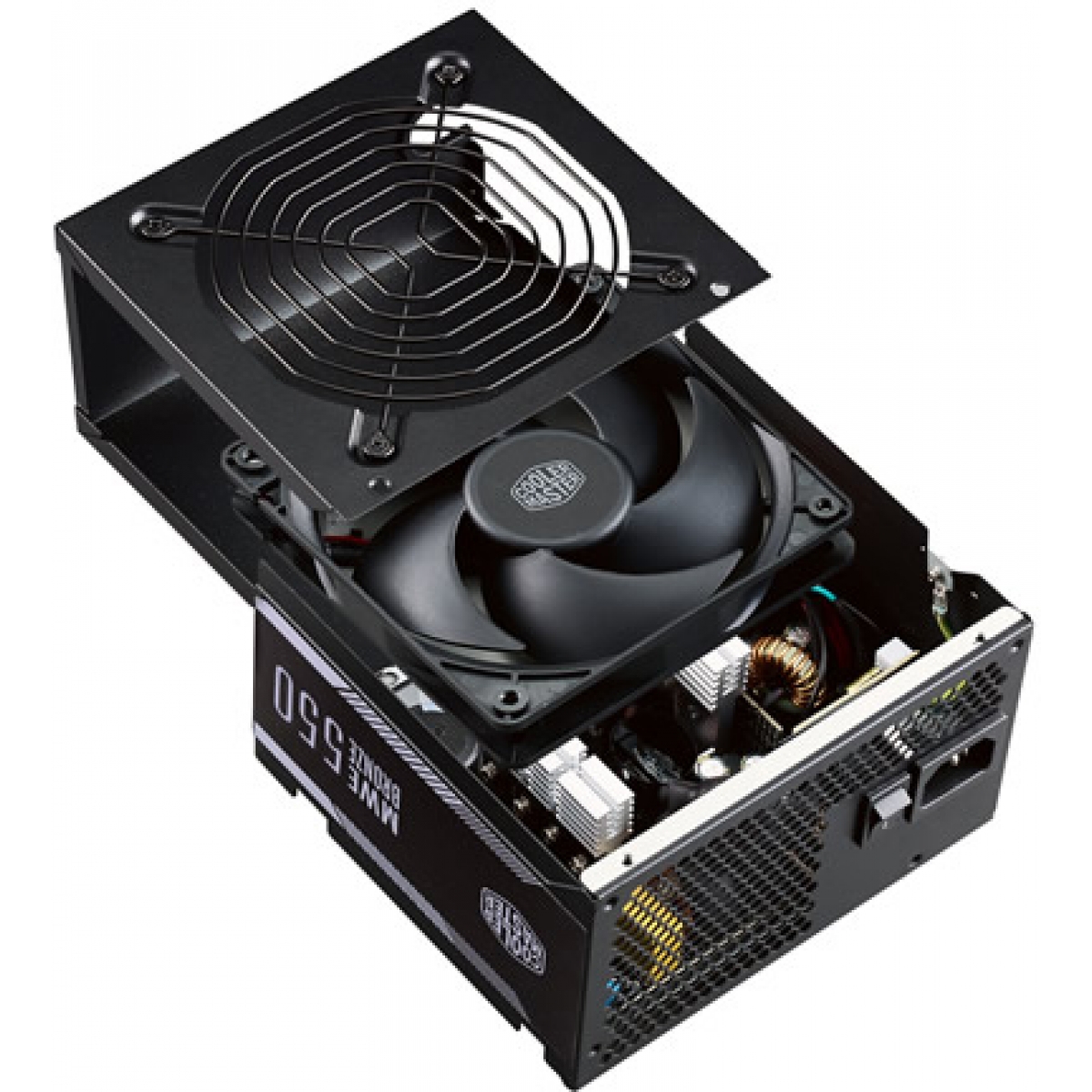 Fonte Cooler Master MWE 550W, 80 Plus Bronze, PFC Ativo, MPX-5501-ACAAB-WO