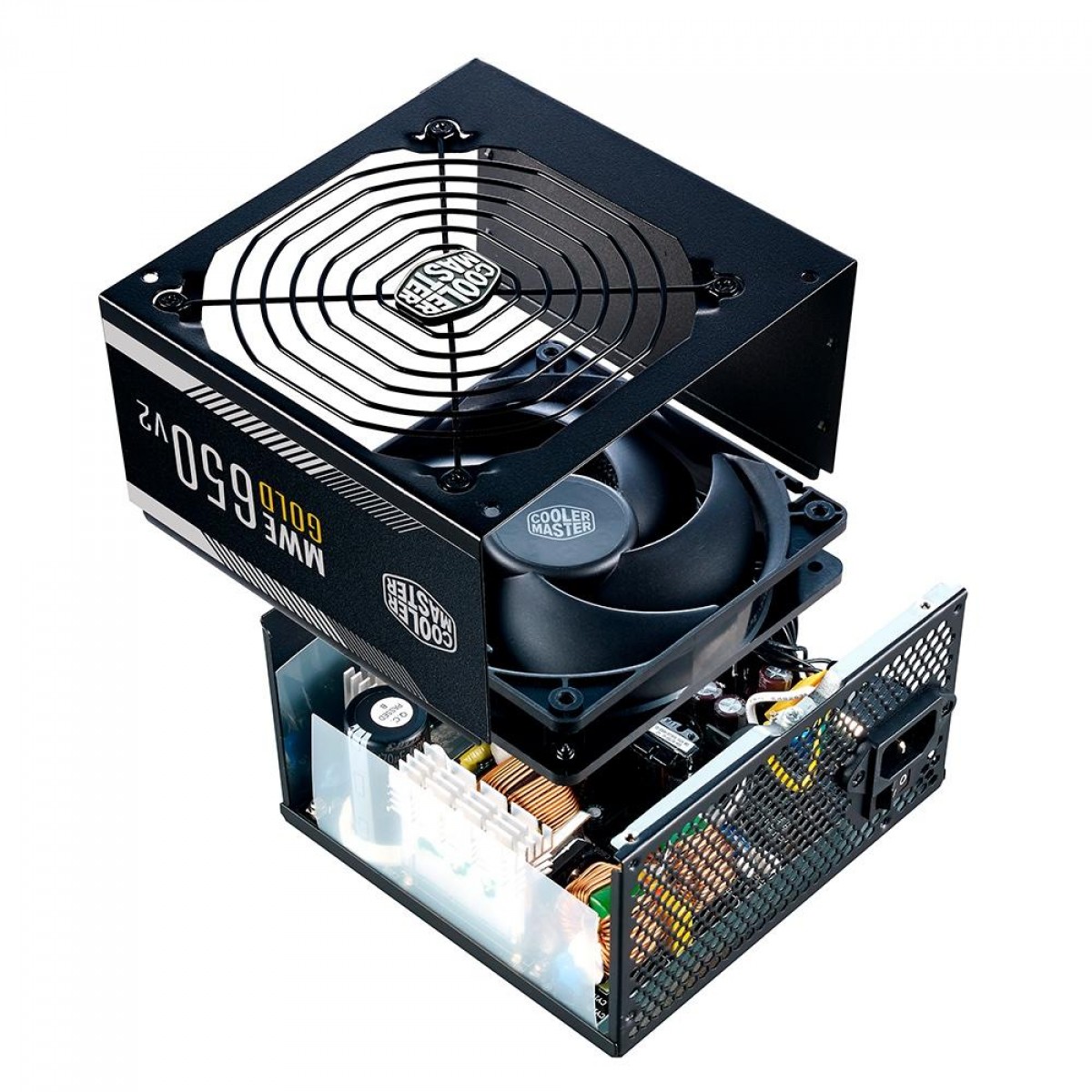Fonte Cooler Master MWE V2 650W, 80 Plus Gold, PFC Ativo, MPE-6501-ACAAG-WO