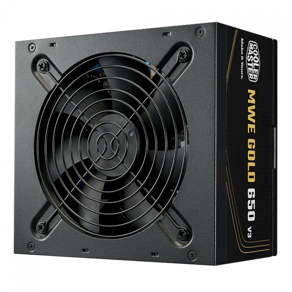 Fonte Cooler Master MWE Gold 650 V3, 650W, 80 Plus Gold, ATX 3.1, PFC Ativo, MPE-6502-ACAAG-3BBR