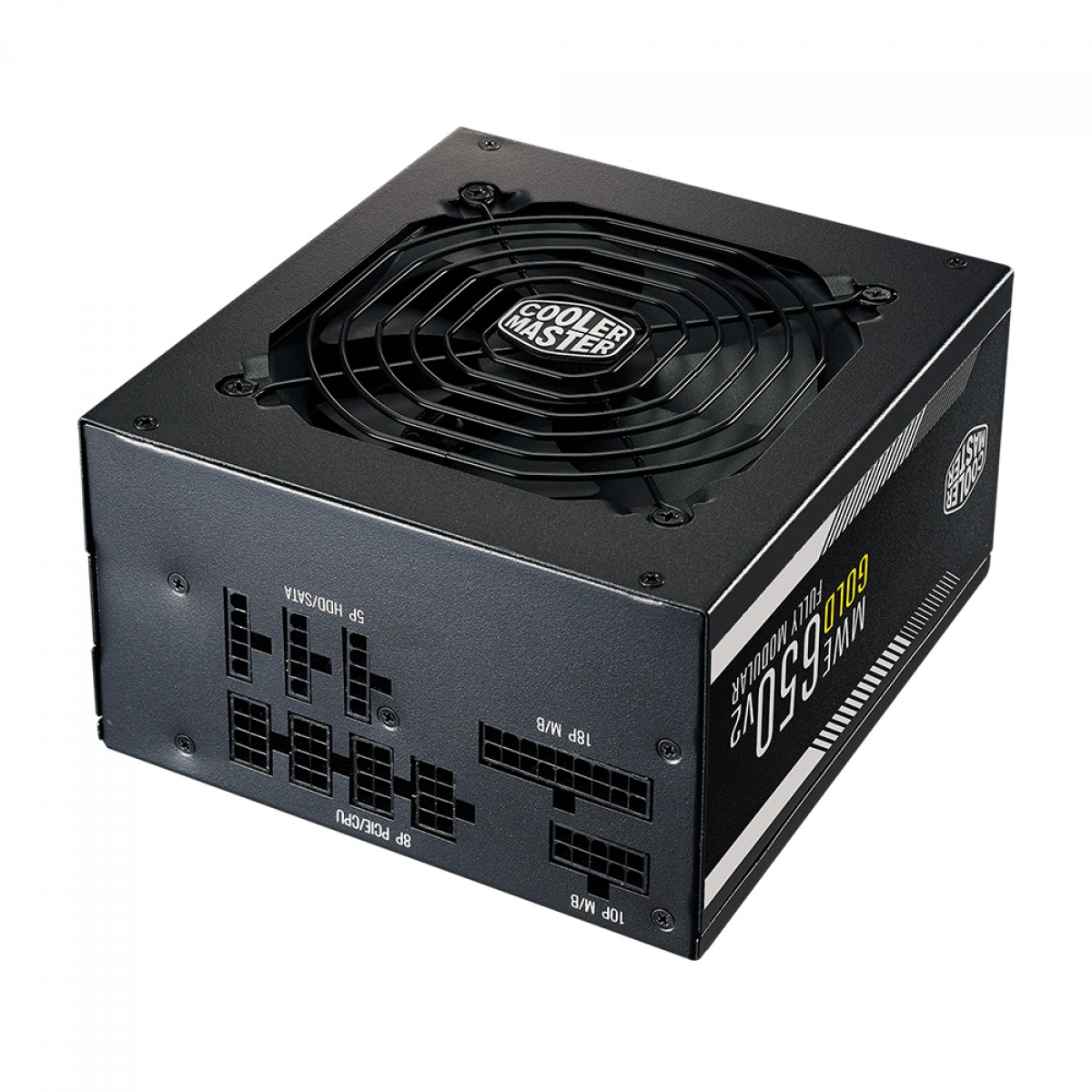Fonte Cooler Master MWE GOLD V2 650 650W, 80 Plus Gold, PFC Ativo, Full Modular, MPE-6501-AFAAG-WO