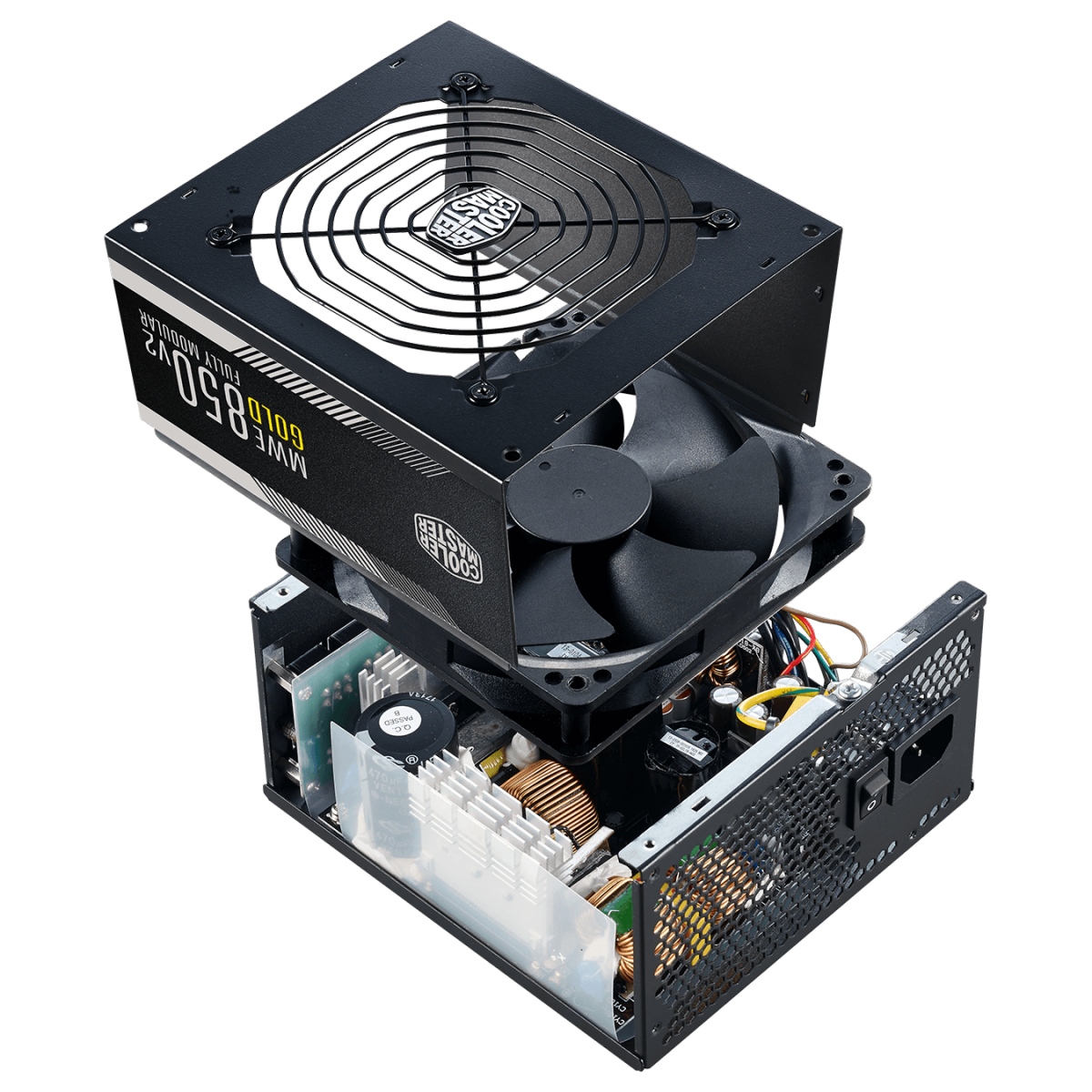 Fonte Cooler Master MWE GOLD V2 850, 850W, 80 Plus Gold, PFC Ativo, Full Modular, MPE-8501-AFAAG-BR