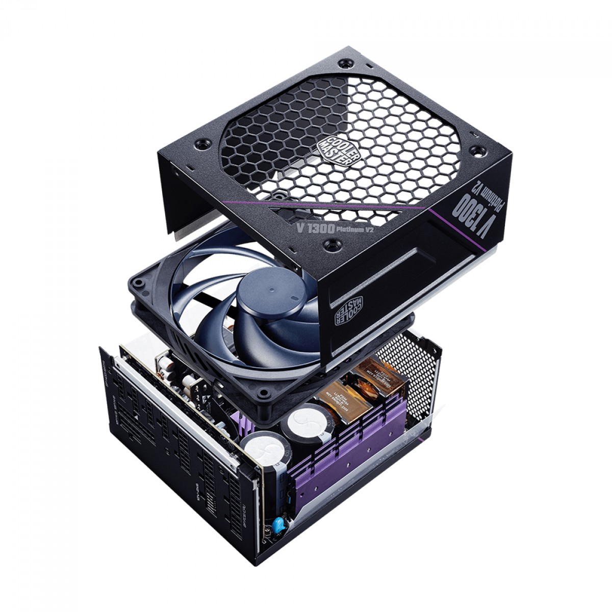 Fonte Cooler Master V Platinum 1300 V2, 1300W, 80 Plus Platinum, PFC Ativo, Full Modular, Black, MPZ-D002-AFAP-BWO