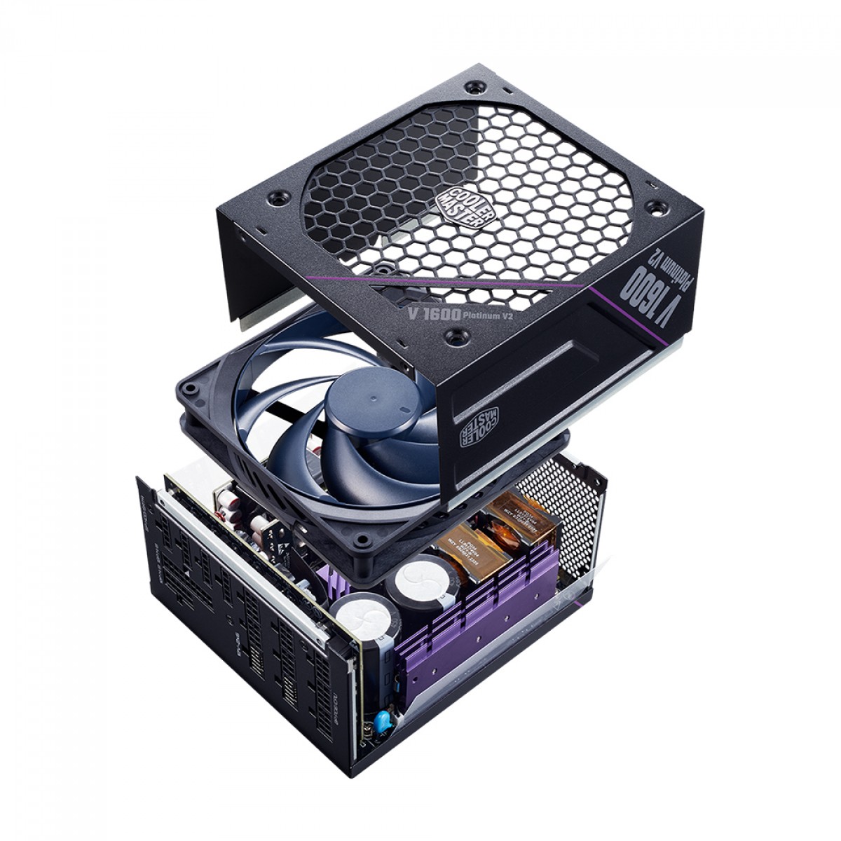 Fonte Cooler Master V Platinum 1600 V2, 1600W, 80 Plus Platinum, PFC Ativo, Full Modular, Black, MPZ-G002-AFAP-BWO