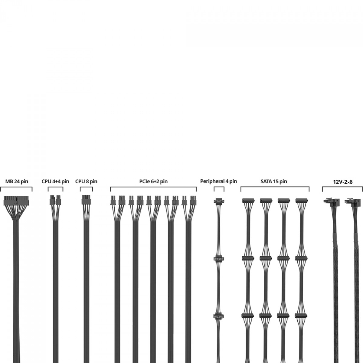 Fonte Cooler Master V Platinum 1600 V2, 1600W, 80 Plus Platinum, PFC Ativo, Full Modular, Black, MPZ-G002-AFAP-BWO