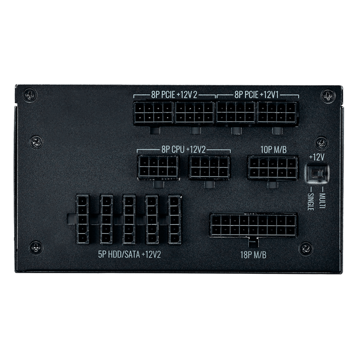 Fonte Cooler Master V1000, 80 Plus Platinum 1000W, PFC Ativo, Full Modular, MPZ-A001-AFBAPV