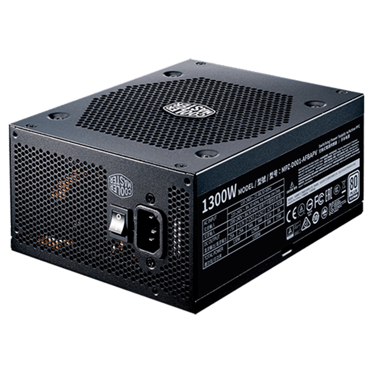 Fonte Cooler Master V1300, 80 Plus Platinum 1300W, PFC Ativo, Full Modular, MPZ-D001-AFBAPV