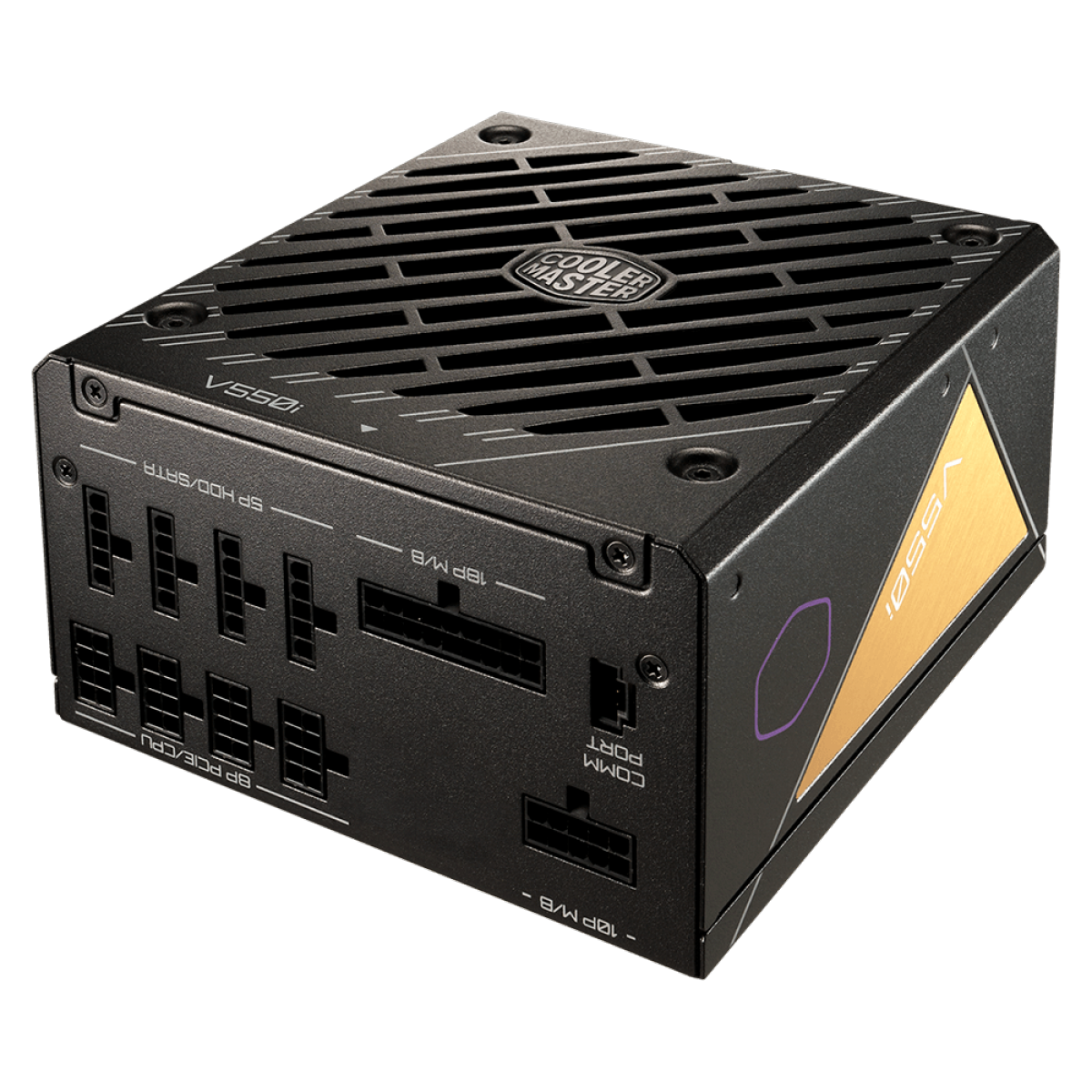 Fonte Cooler Master V550 Gold I MULTI, 550W, 80 Plus Gold, PFC Ativo, Full Modular, MPZ-5501-AFAG-BWO