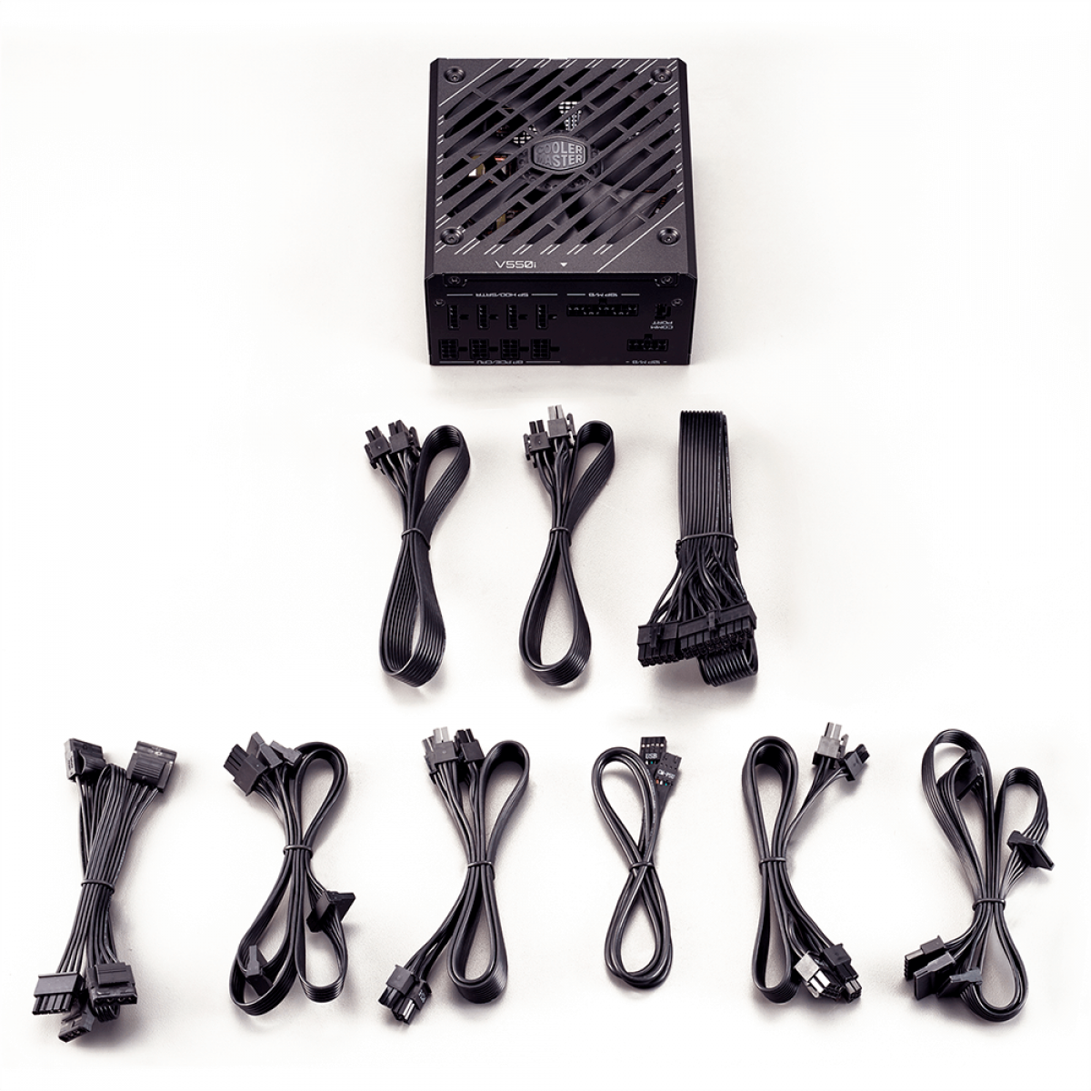 Fonte Cooler Master V550 Gold I MULTI, 550W, 80 Plus Gold, PFC Ativo, Full Modular, MPZ-5501-AFAG-BWO