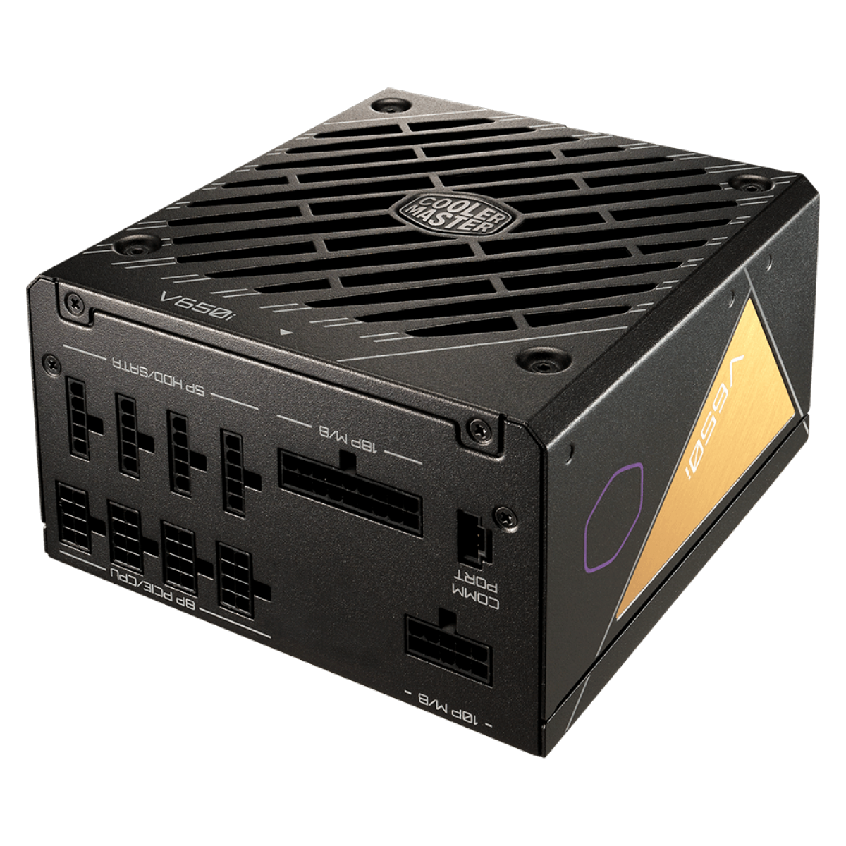 Fonte Cooler Master V650 Gold I MULTI, 650W, 80 Plus Gold, PFC Ativo, Full Modular, MPZ-6501-AFAG-BWO