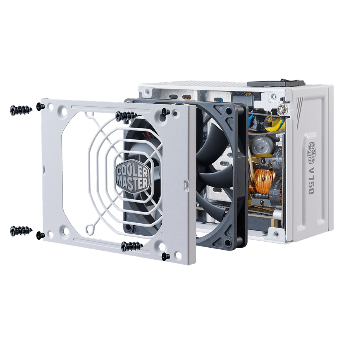 Fonte Cooler Master V750 SFX Gold, 750W, 80 Plus Gold, PFC Ativo, White, Full Modular, MPY-7501-SFHAGV-WW