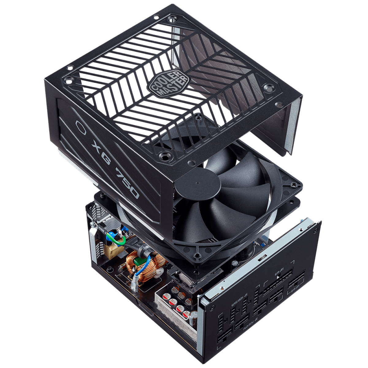 Fonte Cooler Master XG750 Platinum, 750W, 80 Plus Platinum, Full Modular, PFC Ativo, MPG-7501-AFBAP-WO