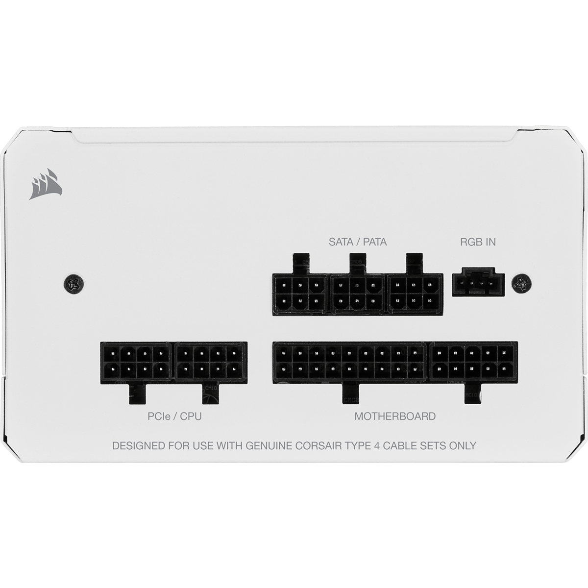 Fonte Corsair CX550F RGB 550W, White, 80 Plus Bronze, CP-9020225-BR