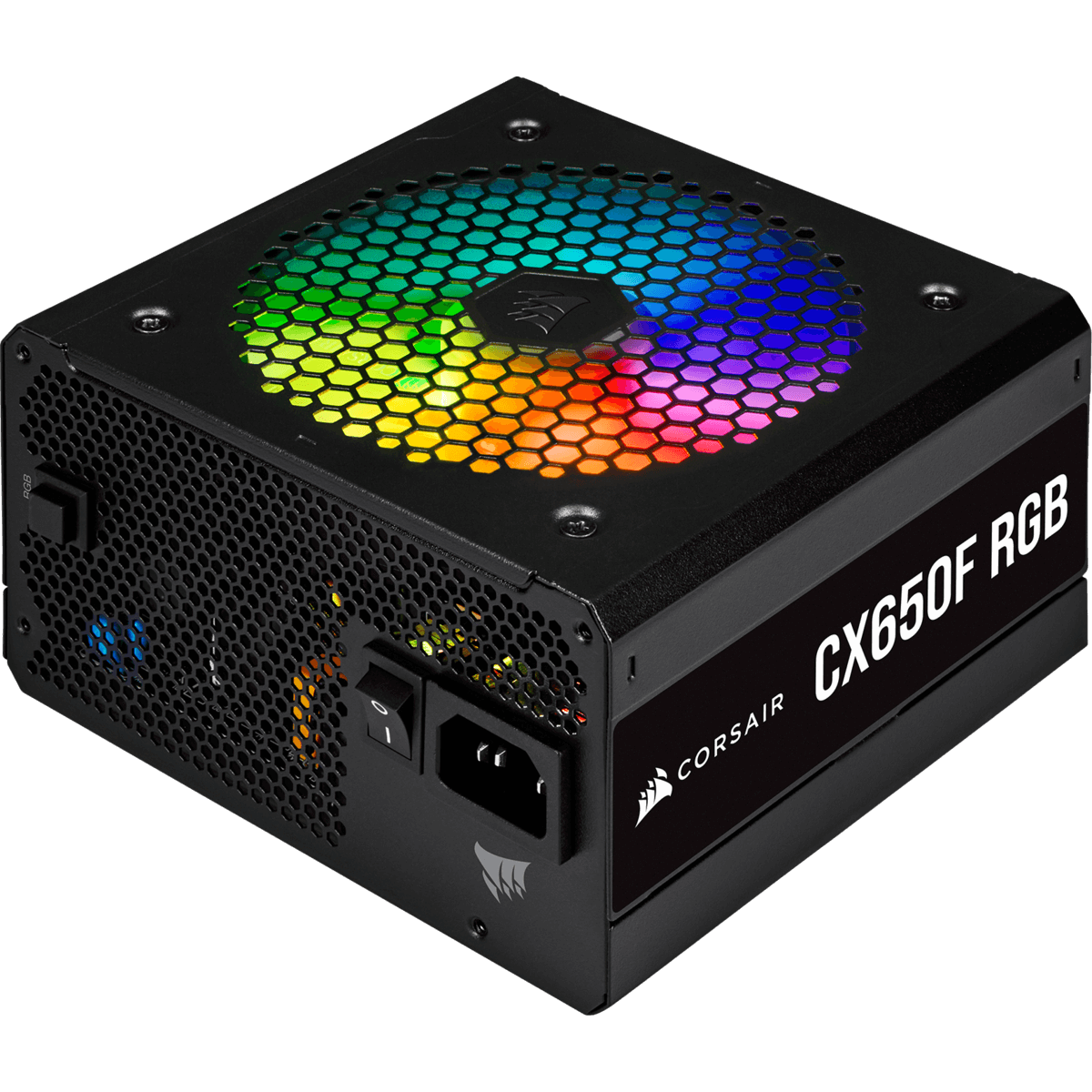 Fonte Corsair CX650F RGB 650W, 80 Plus Bronze, CP-9020217-NA