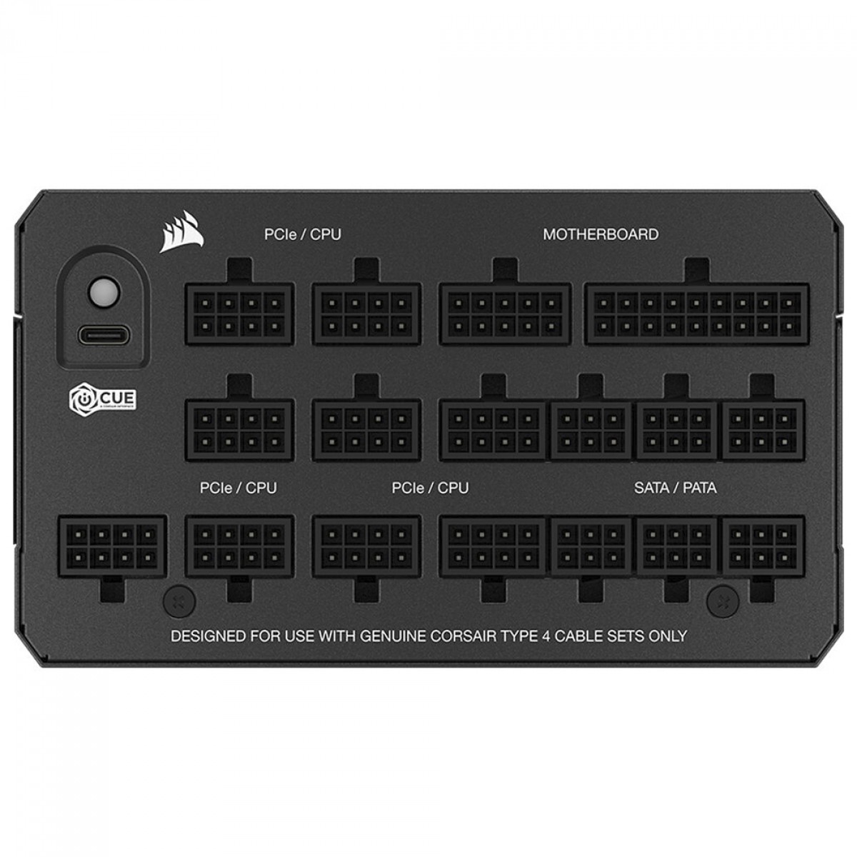 Fonte Corsair HX1200i, 1200W, Cybenetics Platinum, PFC Ativo, PCIe 5.1, Full Modular, CP-9020307-WW