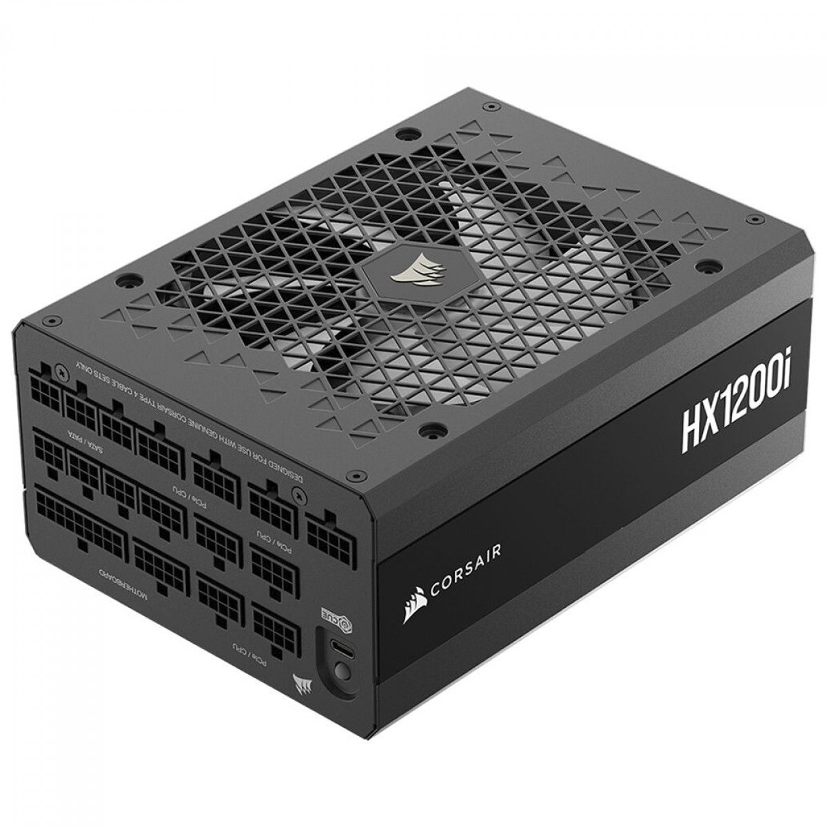 Fonte Corsair HX1200i, 1200W, Cybenetics Platinum, PFC Ativo, PCIe 5.1, Full Modular, CP-9020307-WW