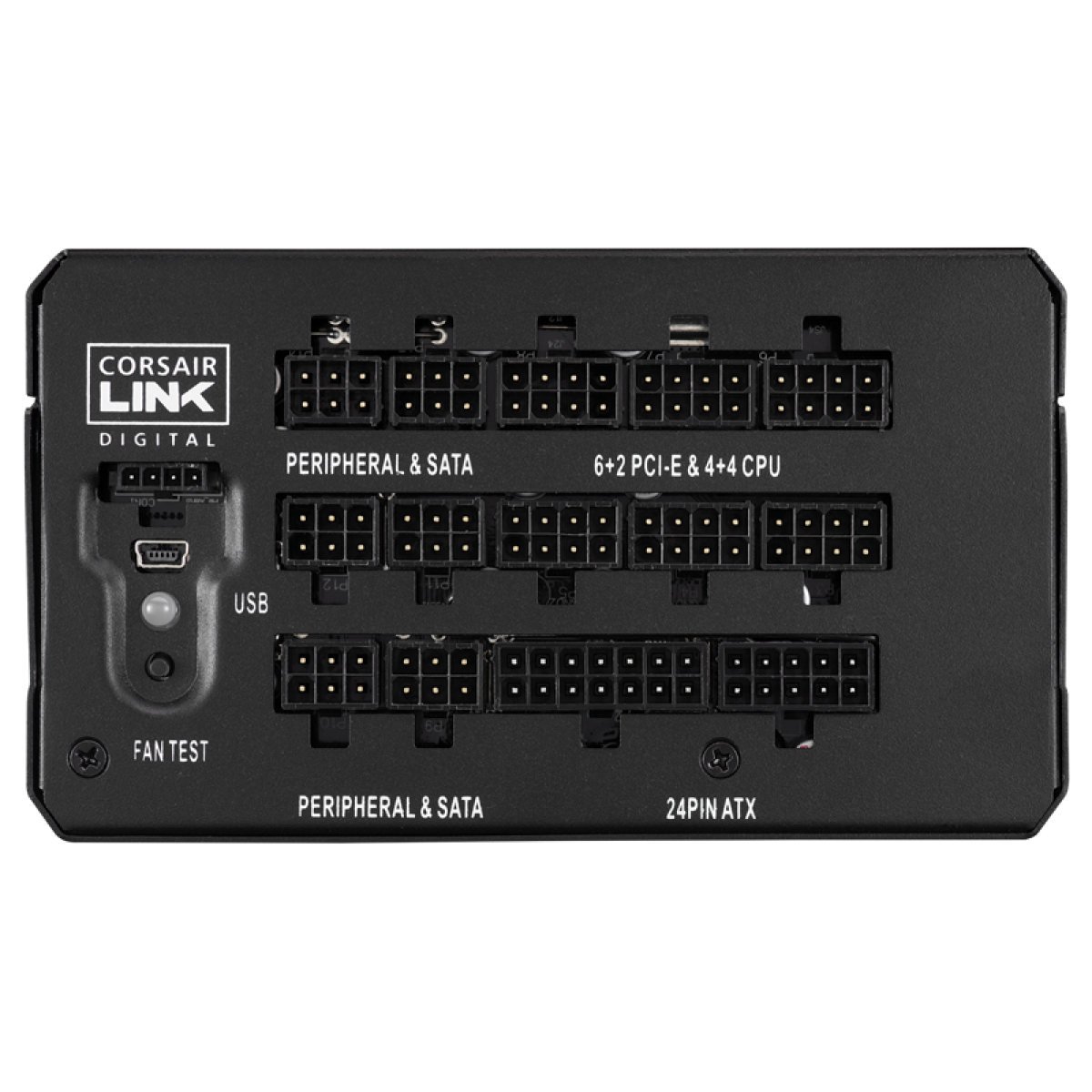 Fonte Corsair HX1200i 1200W, 80 Plus Platinum, PFC Ativo, Full Modular, CP-9020070-WW