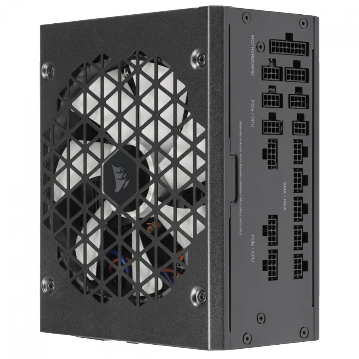 Fonte Corsair RM1000x SHIFT, 1000W, 80 Plus Gold, PFC Ativo, ATX 3.0, PCIe 5.0, Full Modular, CP-9020253-BR - Open Box