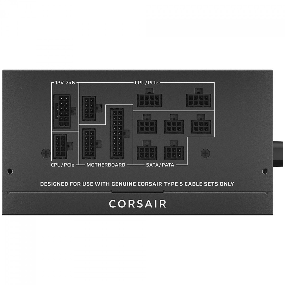 Fonte Corsair RM1000x SHIFT, 1000W, Cybenetics Gold, PFC Ativo, ATX 3.1, PCIe 5.1, Full Modular, CP-9020300-BR