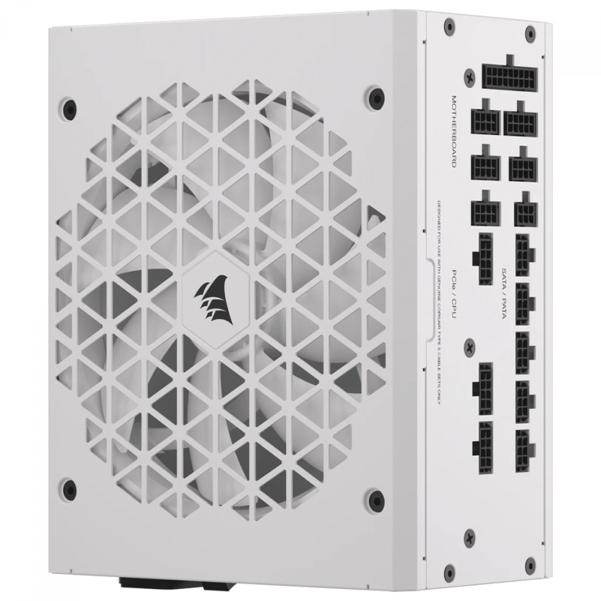Fonte Corsair RM1000x Shift White, 1000W, 80 Plus Gold, Full Modular, Branco, CP-9020275-BR